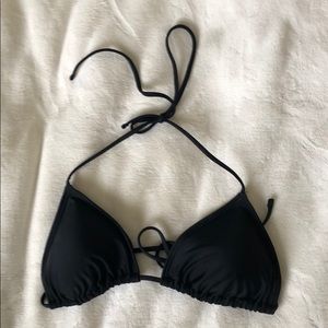 Black triangle swim suit